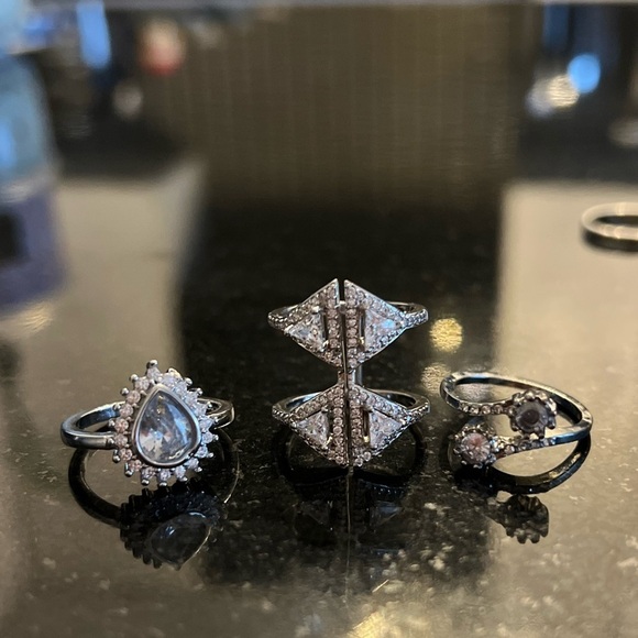 3 for $30  diamond rings 💍 - Picture 5 of 5